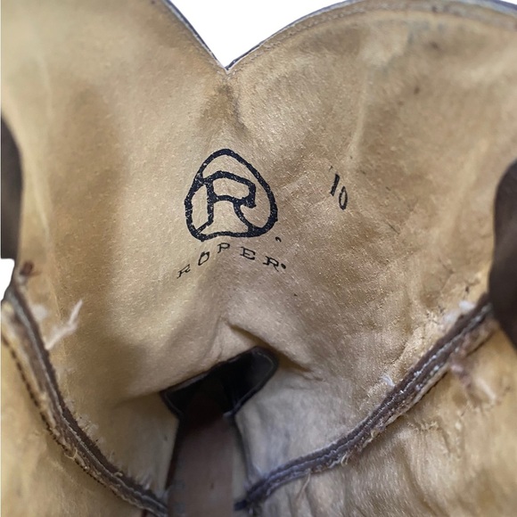 Roper Women's Navajo-Inspired Inlay Western Cowgirl Boots - Picture 16 of 17